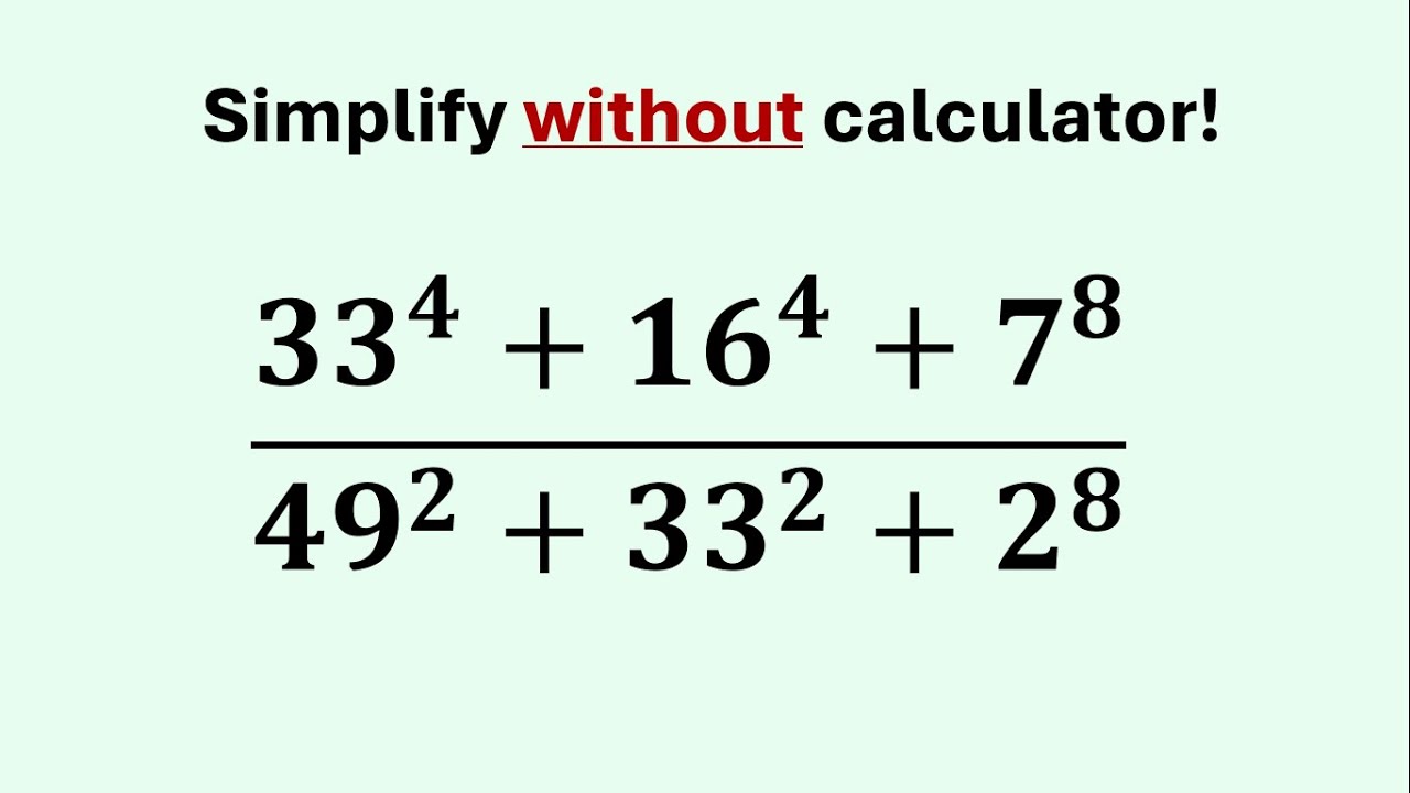 Olympiad Simplification Challenge β Are You Ready?