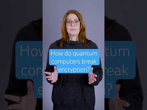 How do quantum computers break encryption? #quantum #quantumphysics #quantumcomputing
