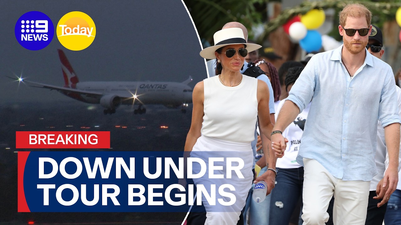 Prince Harry & Meghan Markle Arrive in Australia 🇦🇺