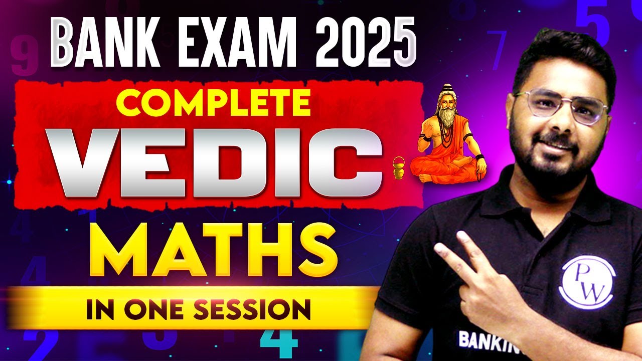 Bank Exams 2025 | Master Vedic Maths in One Shot for Quant Success 📊 | Sumit Sir