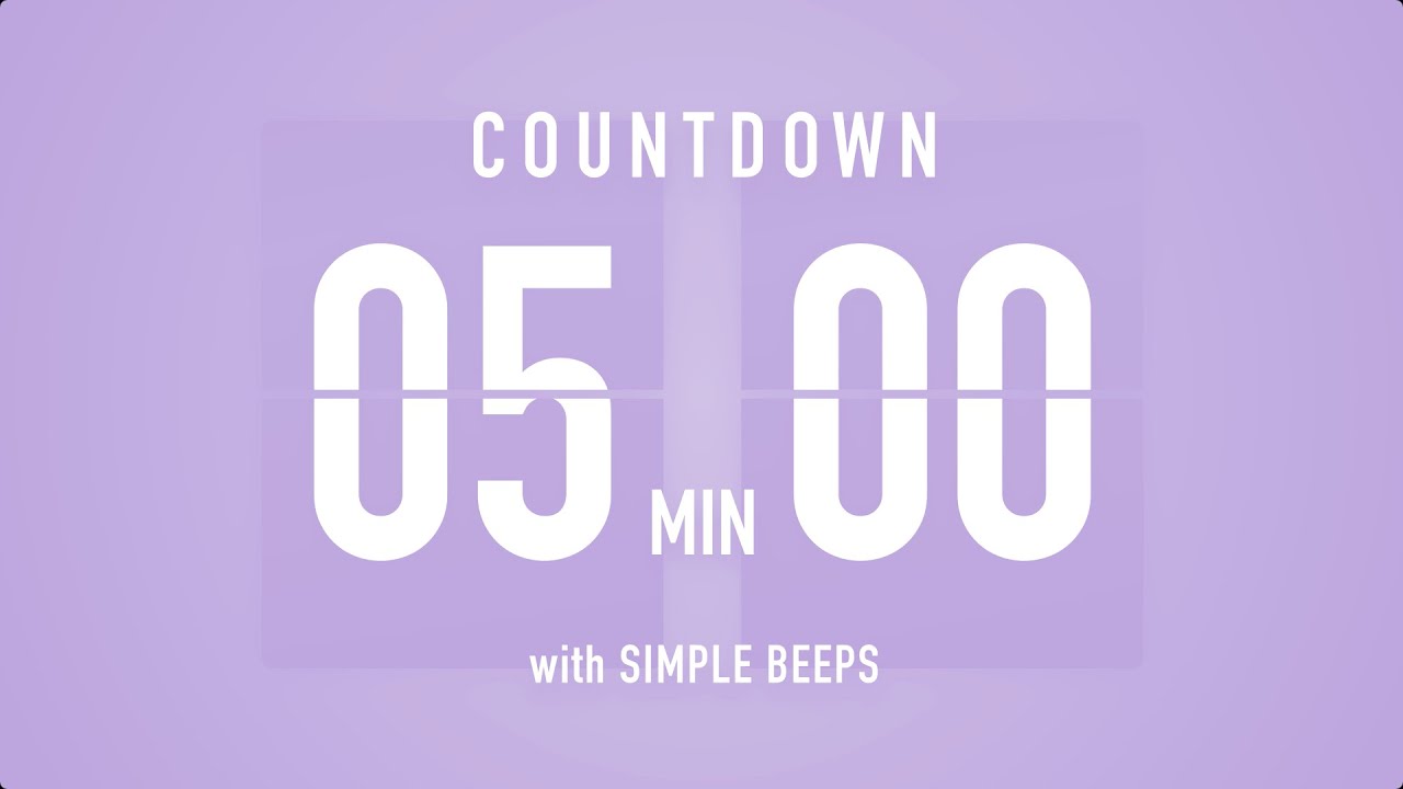5-Minute Flip Countdown Timer ⏳🔔