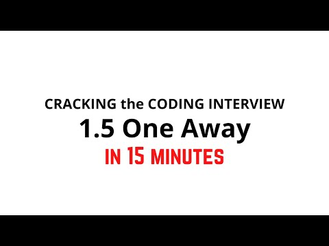 1.5 One Away | Cracking the Coding Interview Solution