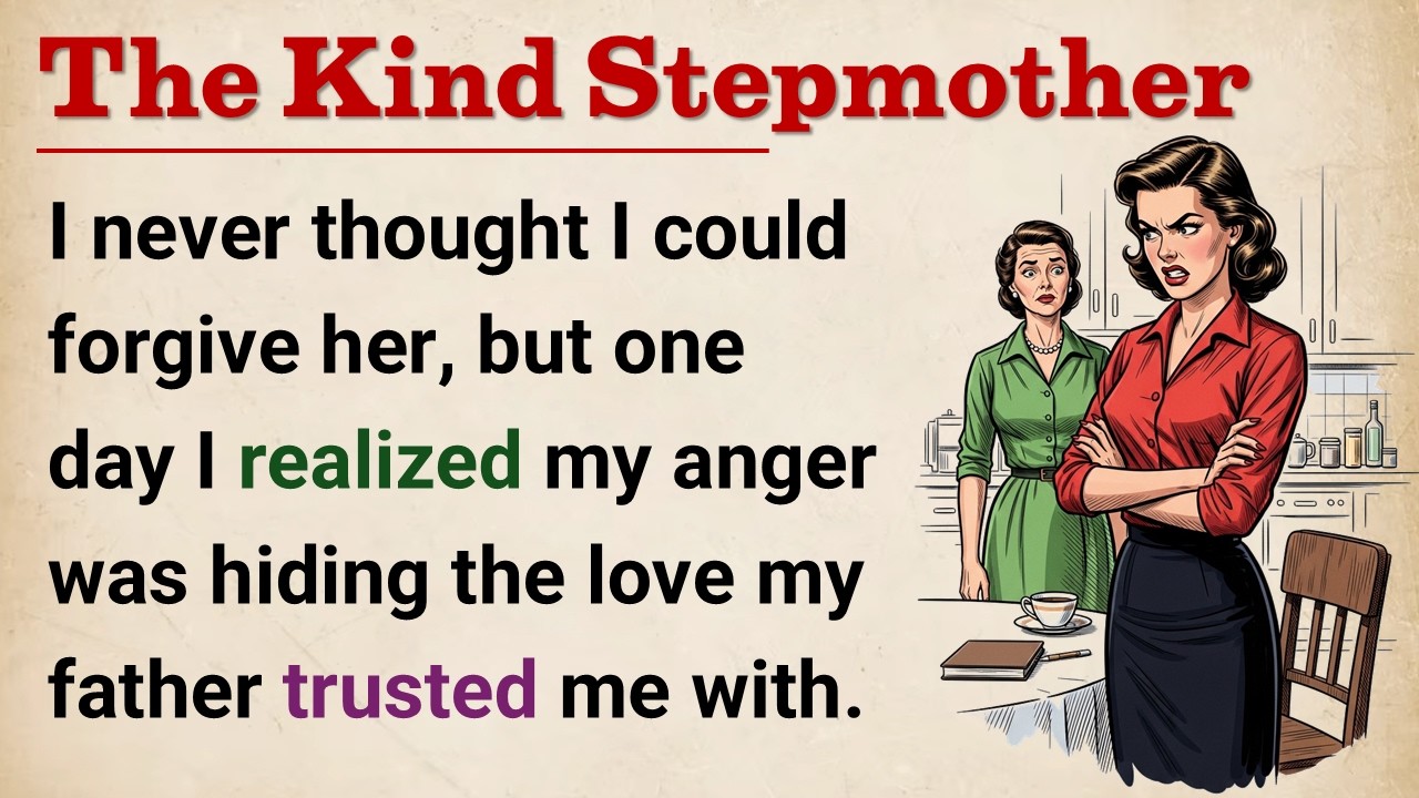 English Listening Practice: The Kind Stepmother 🔥