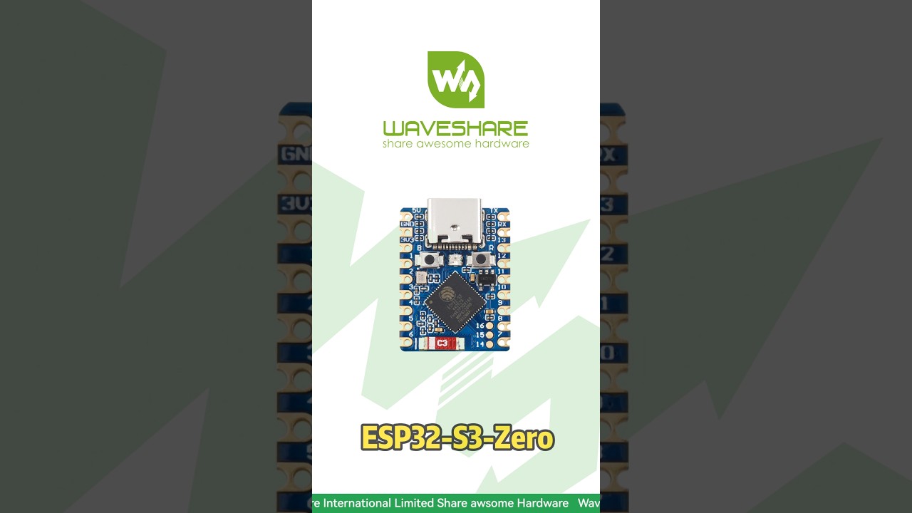 Super mini ESP32-S3-Zero，High-Speed 240MHz Processor，#esp32 #esp32project #esp32s3
