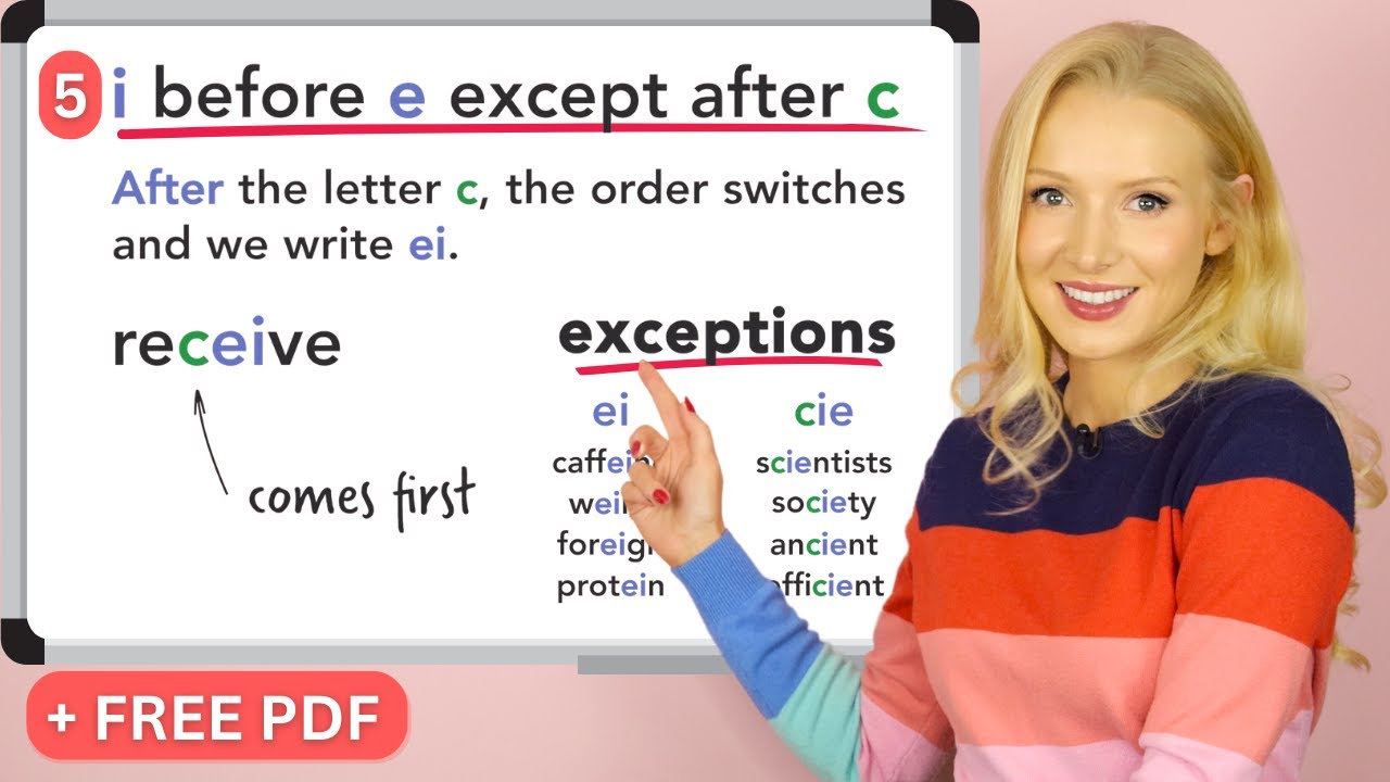 5 spelling rules (and exceptions) to improve your English