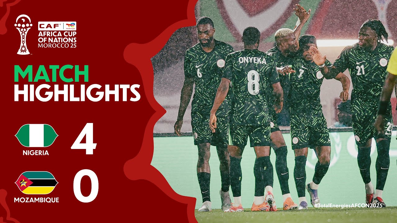 Nigeria vs Mozambique | AFCON 2025 Round of 16 ⚽