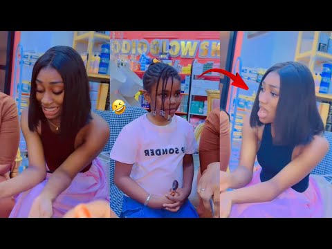 La belle complicité de Bébé Binta avec la fille de Diodio Glow Skin...soumay dém Vacances Dubaï