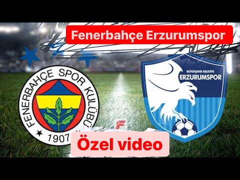 Fenerbahçe Erzurumspor Maç Özeti 📝