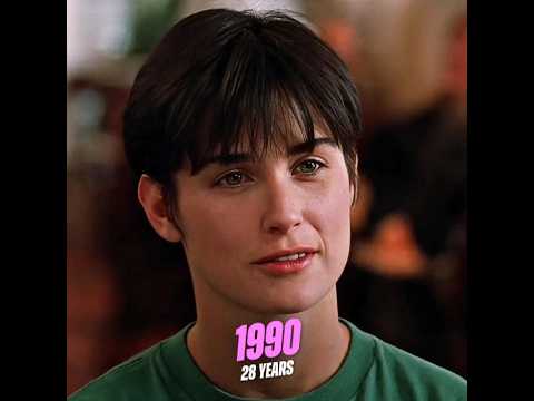 Demi Moore ao longo dos anos (1982-2024) #shorts