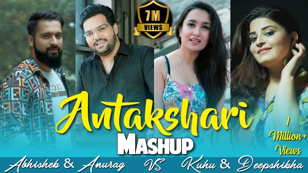 Epic Antakshari Mashup | Anurag & Abhishek vs. Kuhu & Deepshikha | 16 Songs on One Beat 🎶