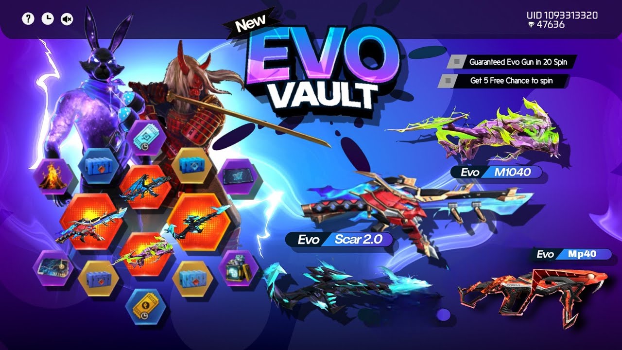 Free Fire Evo Vault Event Confirmed 🎉