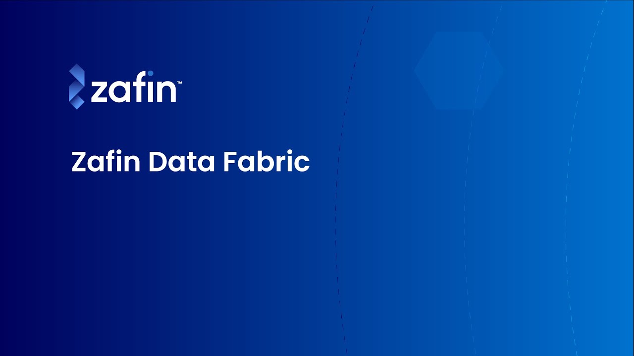 Zafin Data Fabric: Unified Data for Action 🚀