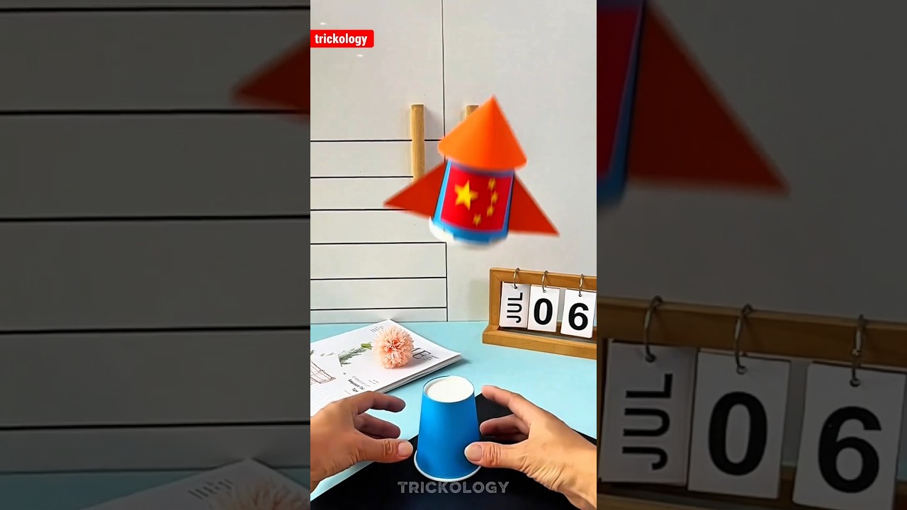 Paper Cup Flying Experiment ✈️