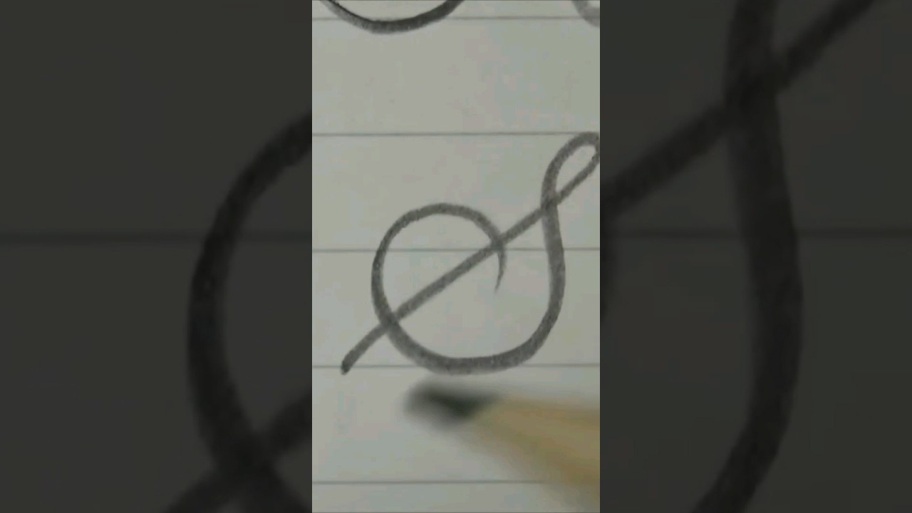 Letra S en cursiva: Guía de lettering ✍️