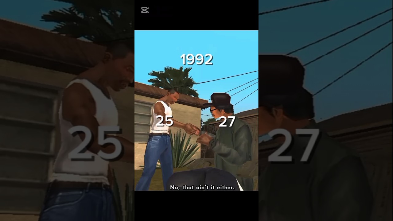 Ryder & Carl Johnson's Heartfelt Moments in GTA San Andreas 💔