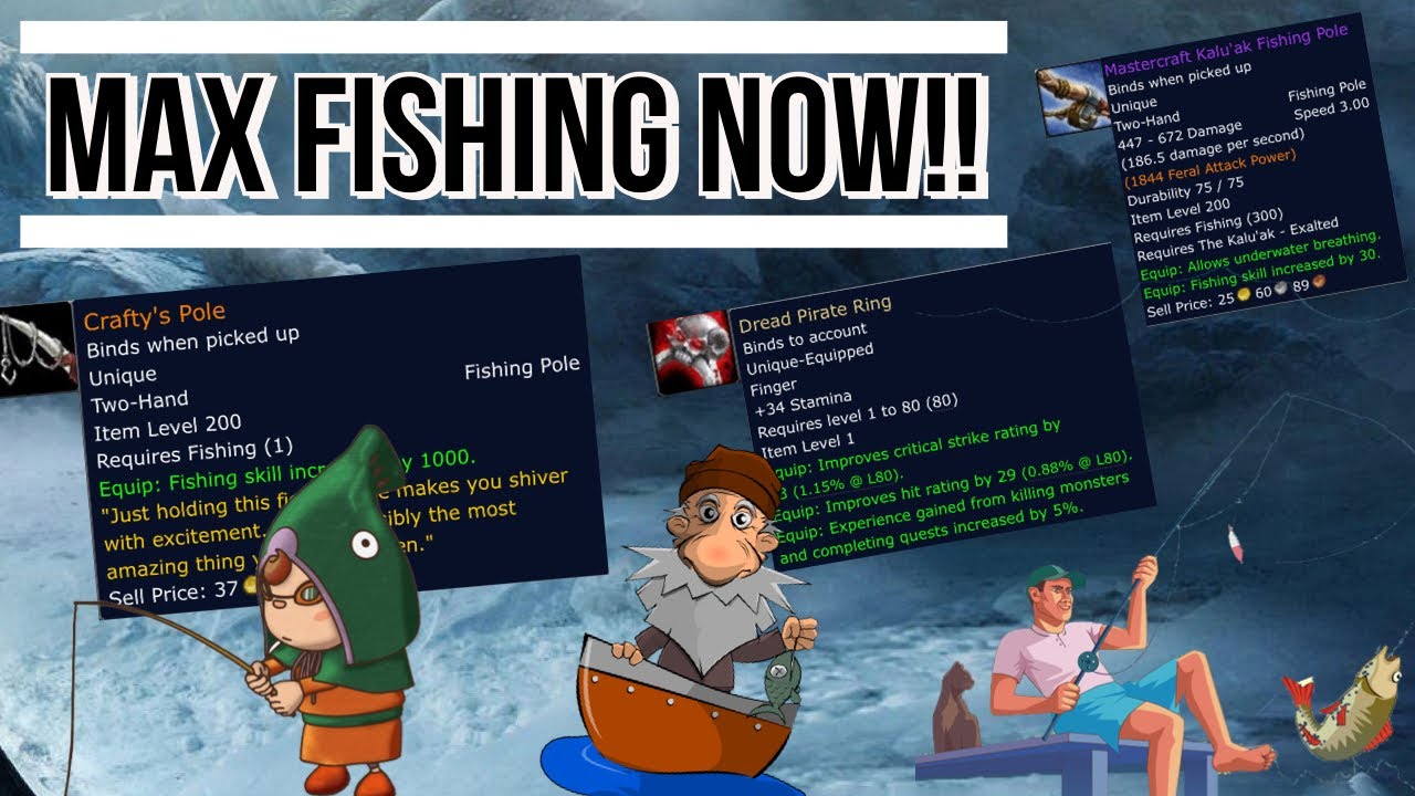 WOTLK Classic Fishing & Leveling Guide 🎣