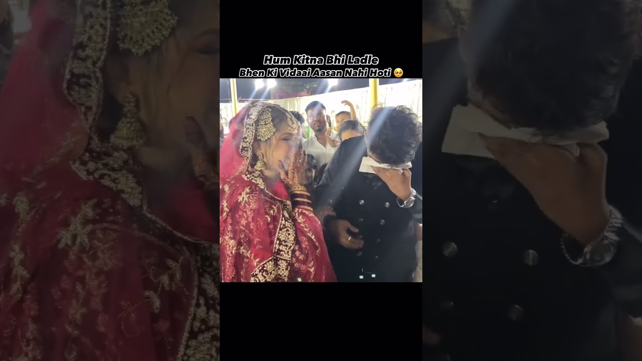 Heartwarming Vidaai & Brother Emotional Moments | Wedding Reel & Shorts 💖