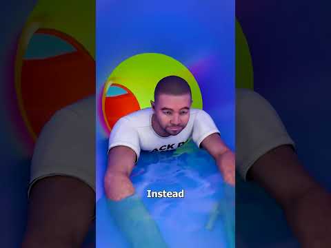 Stuck In A Water Slide 😨