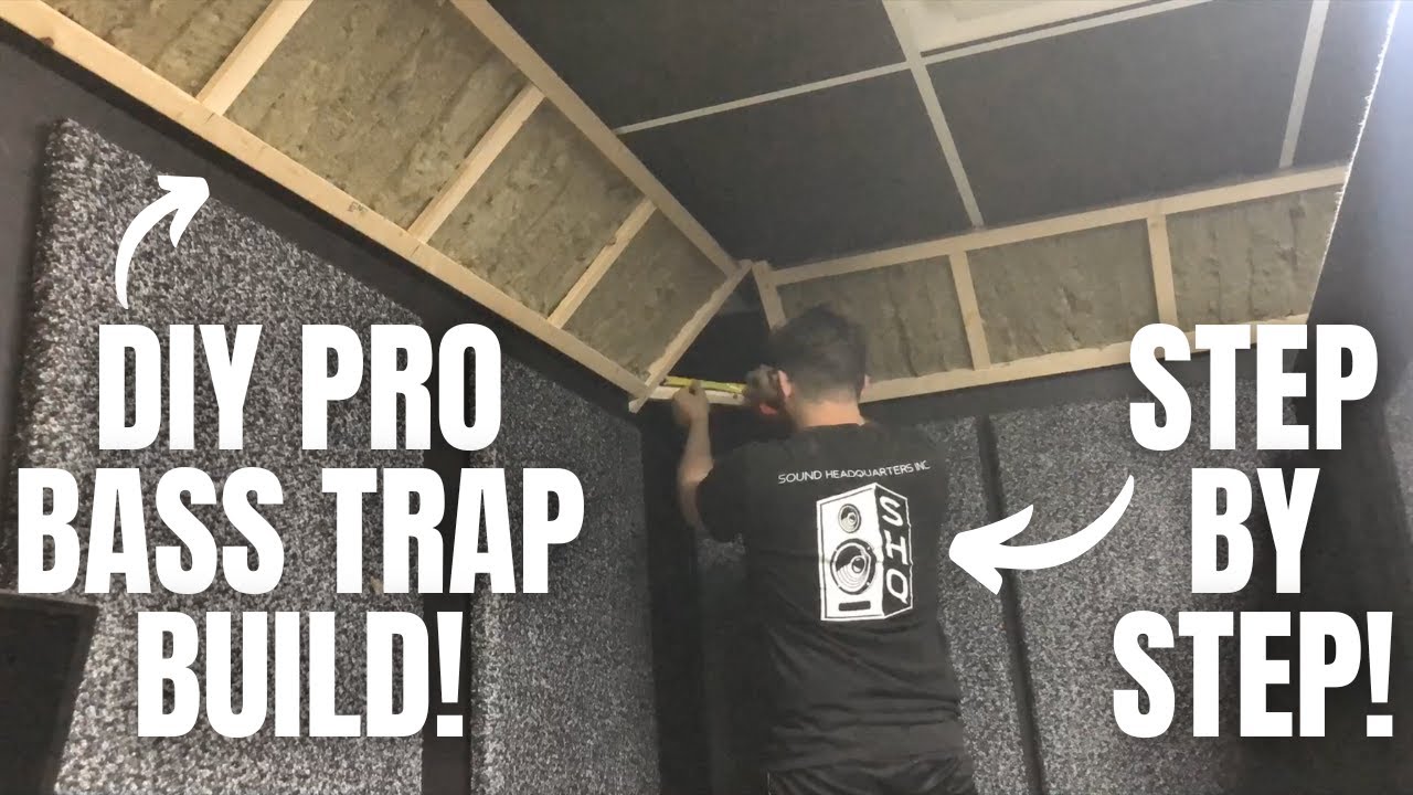 DIY Pro Bass Traps with Custom Trim 🎶