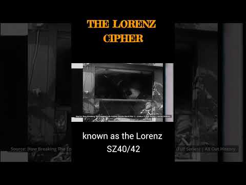 The Lorenz Cipher was harder than Enigma's #shorts #turingtimemachine