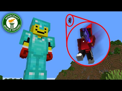 Minecraft World Record Mace Kill