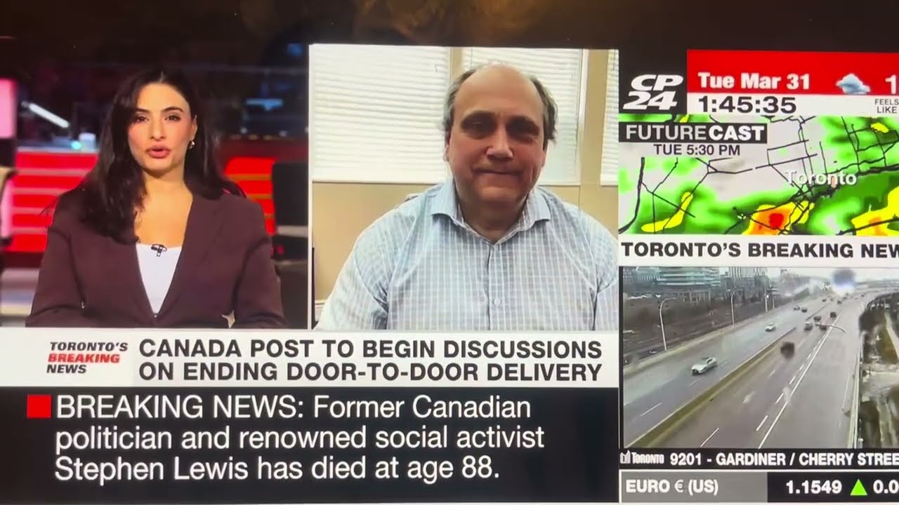CP24 l Toronto Local CUPW President Mark Lubinski Door-to-Door Delivery