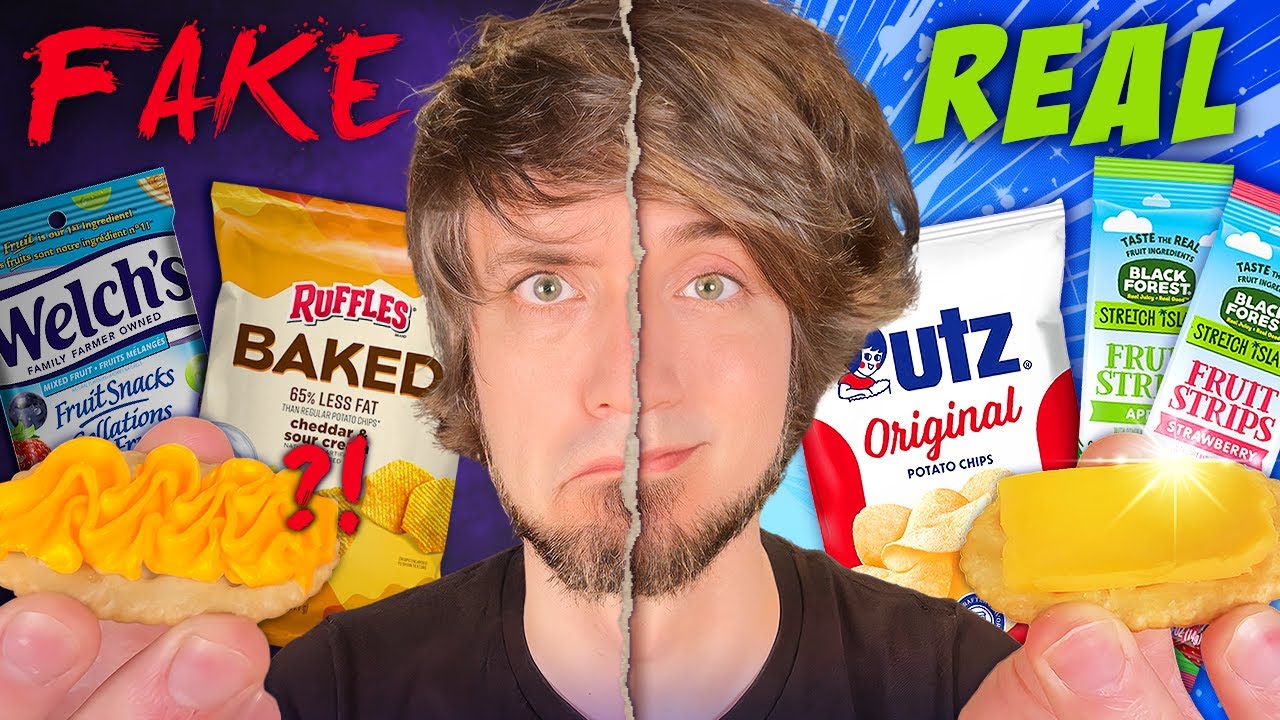 Real Food vs. Fake Food 🍎