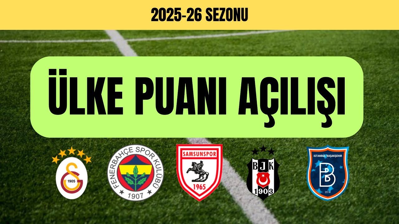 Türkiye'nin 2025/26 UEFA Ülke Puanı Sıralaması Güncellemeleri 🏆