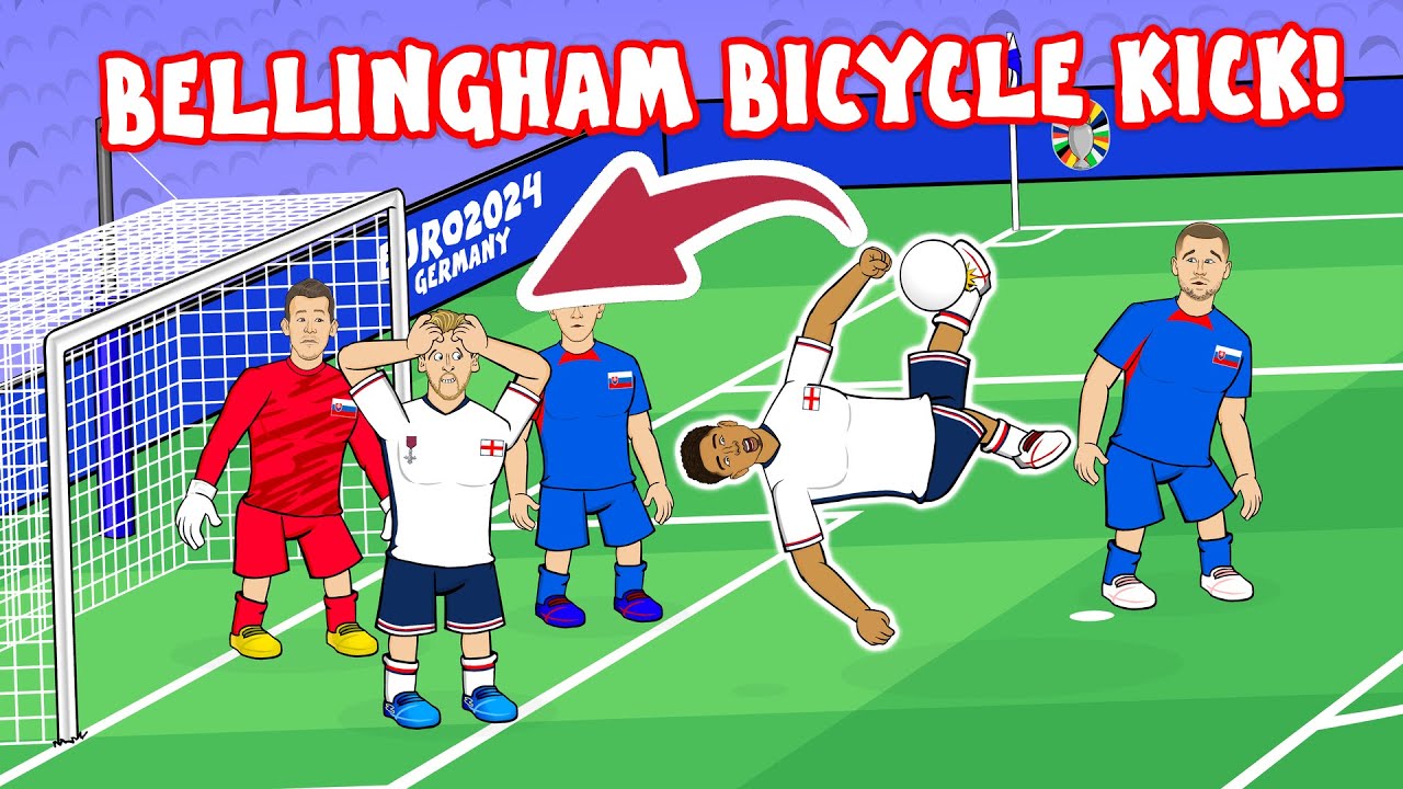 Jude Bellingham's Dramatic 95th-Minute Bicycle Kick Saves England! 🇬🇧⚽️