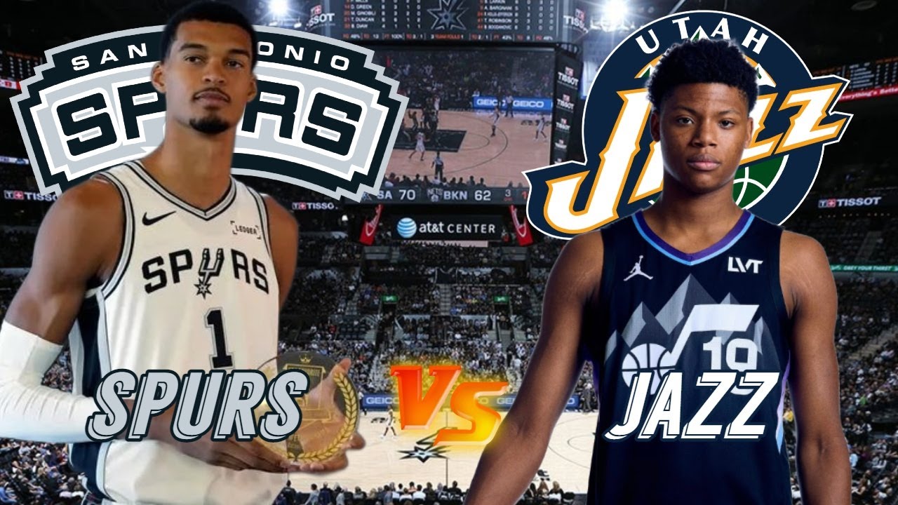 Spurs vs Jazz Live Score & Play-by-Play 🏀