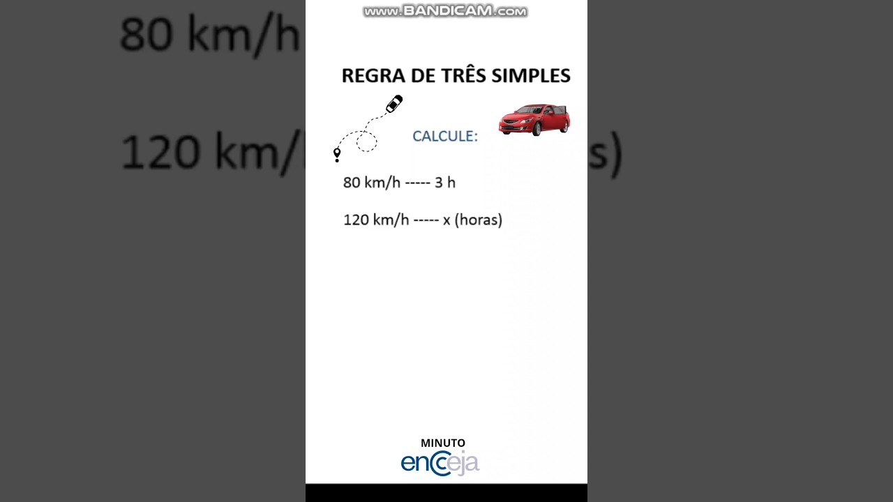 Minuto Encceja: Domine a Regra de Três Simples em Matemática! 📚