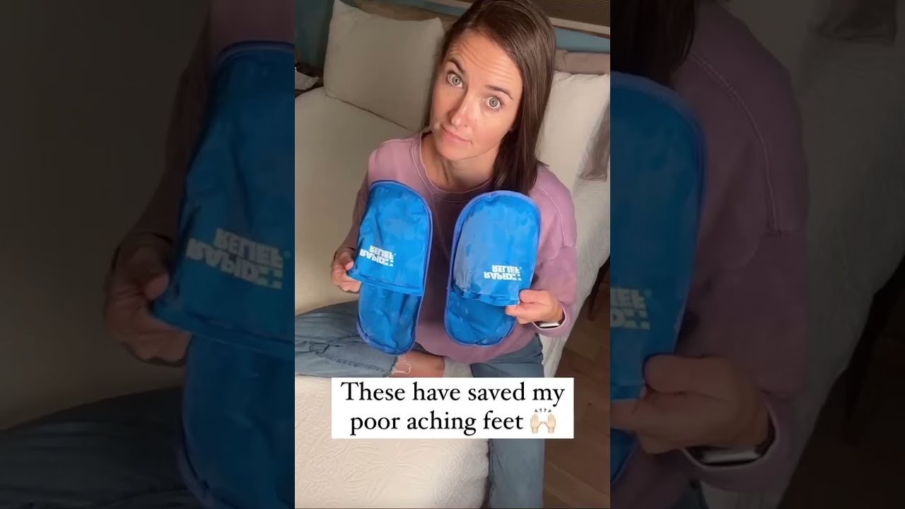 Relieve Foot Pain with Reusable Heat & Ice Therapy Slippers βοΈπ₯