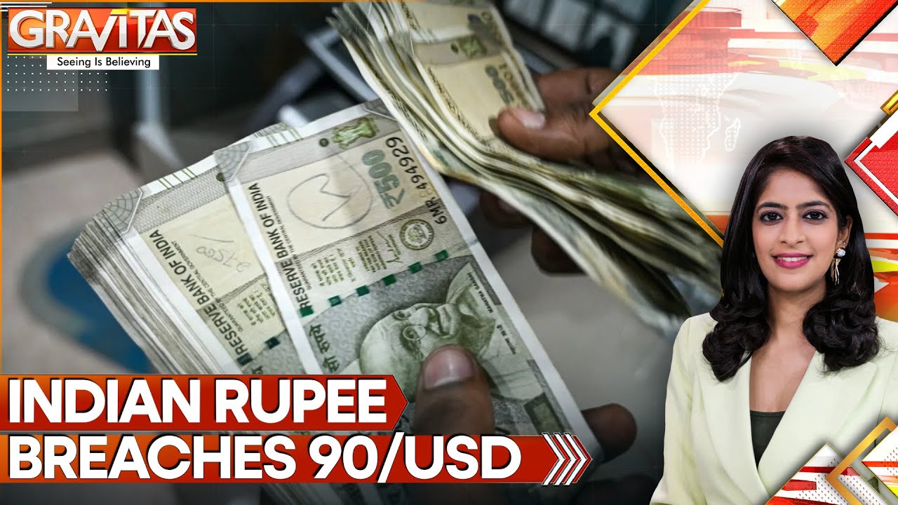 Rupee Drops Below 90/USD Amid Economic Challenges 🇮🇳