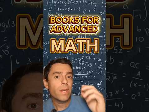 Here are some of my recommendations for math books for more advanced topics! #math #mathbooks