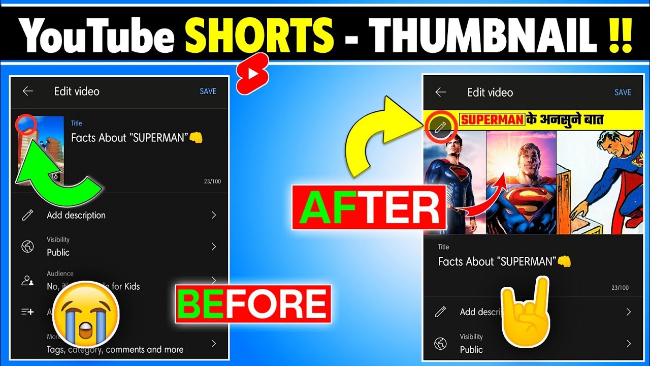 Add Custom Thumbnails to YouTube Shorts 📹