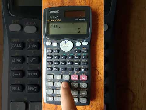 How to Find Exponential  | scientific calculator (Casio  fx-991MS)