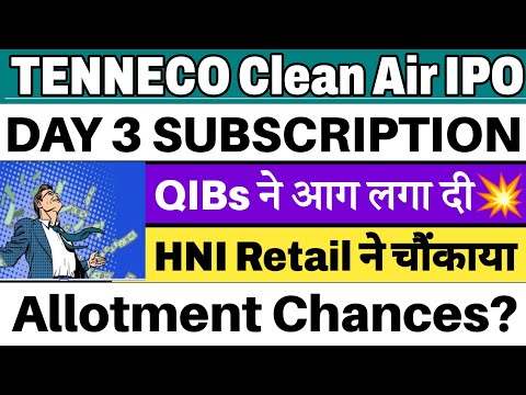 Tenneco Clean Air IPO Subscription Status | Tenneco Clean Air IPO Allotment Chances 🔥