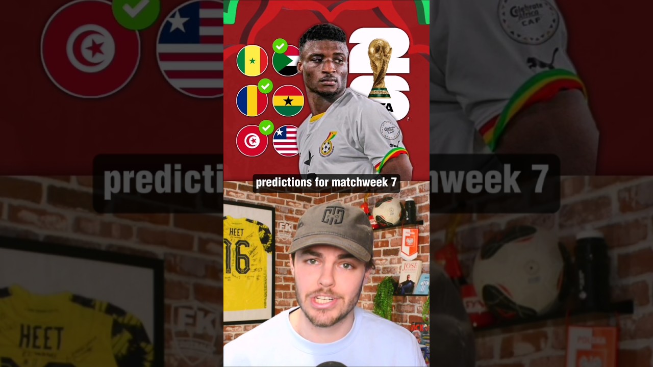 CAF World Cup Qualifier Matchweek 7 Predictions β½