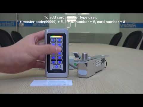 TIVDIO Keypad RFID Access Control System