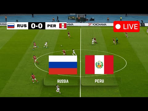 🔴Live:  Russia vs Peru – International Friendly 2025 | eFootball PES 2021 Match Simulation