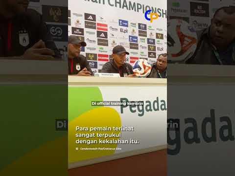 MOMEN Matheus Silva Semangati Rekan-rekannya usai Persipura Kalah dari Kendal Tornado