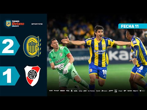 ROSARIO CENTRAL 2 - 1 RIVER | Resumen del partido | #TorneoBetano Clausura 2025