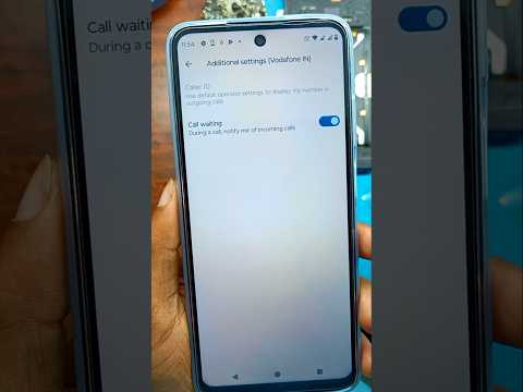 How to activate call waiting on moto g45 5g || call waiting setting