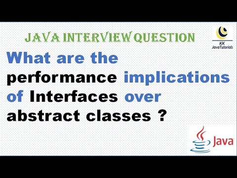 What are the performance implications of Interfaces over abstract classes in java?