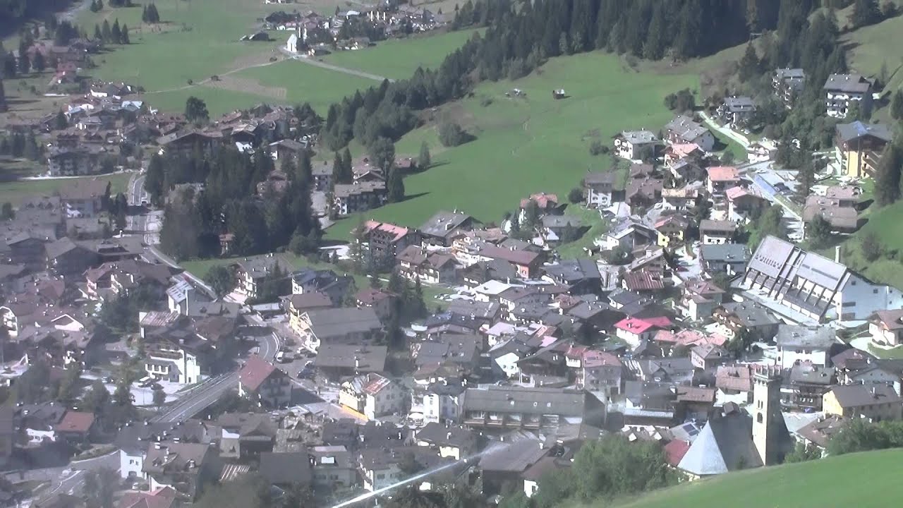 Vista Aerea della Funivia Col Rodella a Campitello
