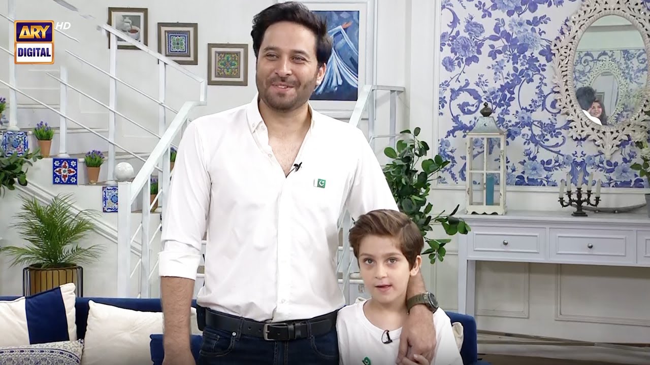 Haroon Shahid Shares Heartwarming Moments with His Little Stars π | Good Morning Pakistan
