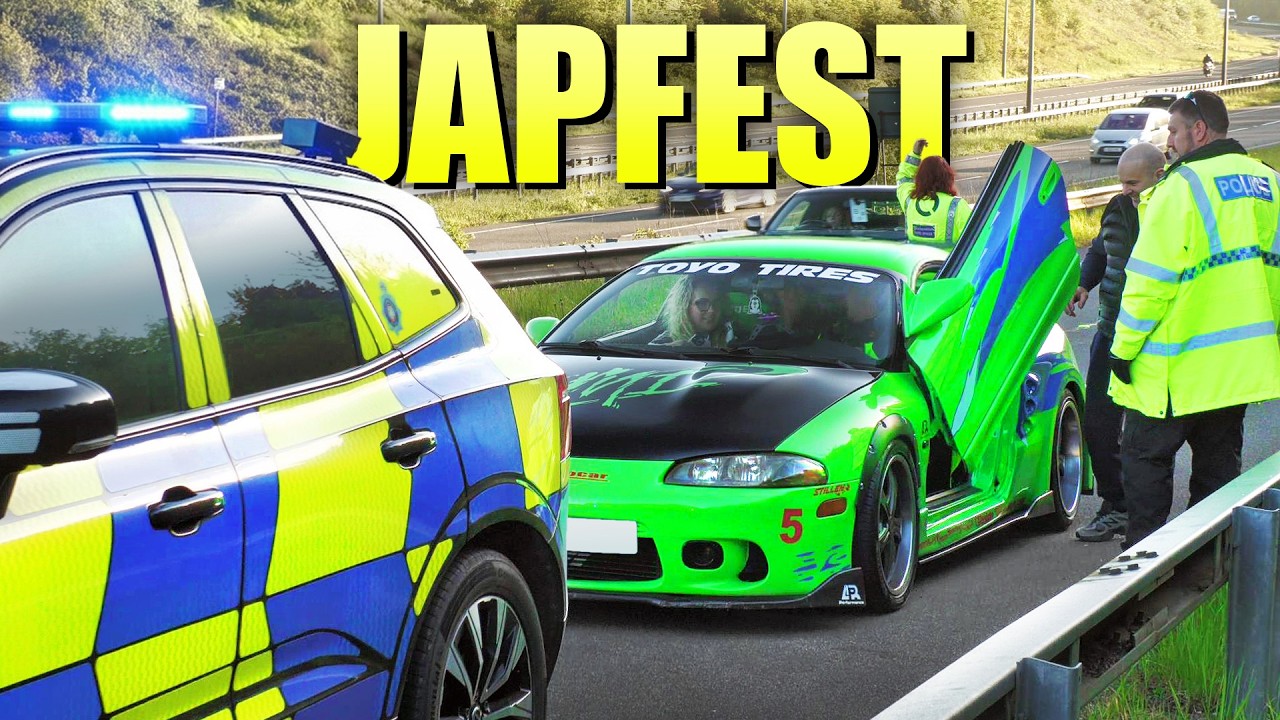 LARGEST JDM Traffic Jam vs. Police at JapFest 2026!