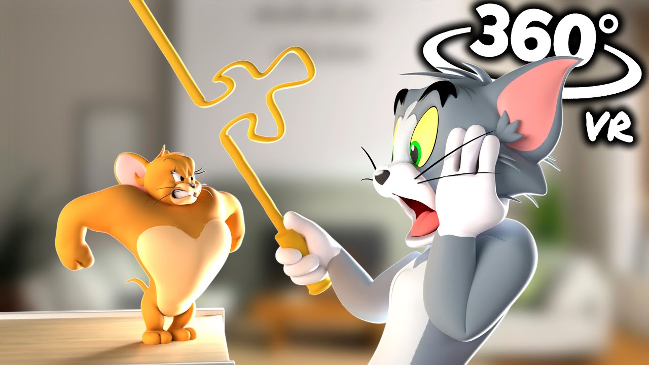 Tom & Jerry 360° VR Animation in 4K 🎥