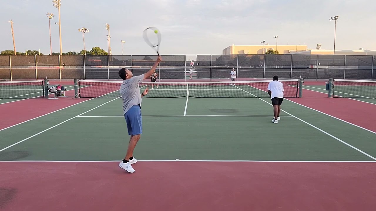 Exciting Tennis Doubles Match with My Wife! 🎾