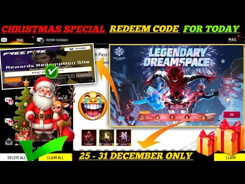 Free Fire Redeem Codes for December 26 ๐ฎ